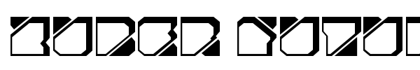 Zuber Future font preview